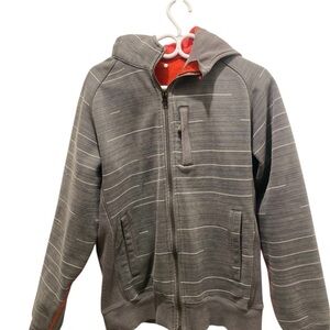 Lululemon Athletica Gray Performance Jacket with Hood